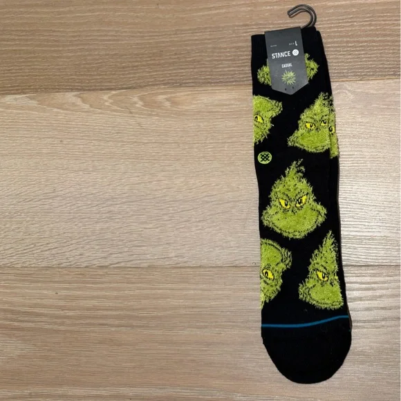 Stance Mean One Grinch Crew Socks - Picture 2 of 4